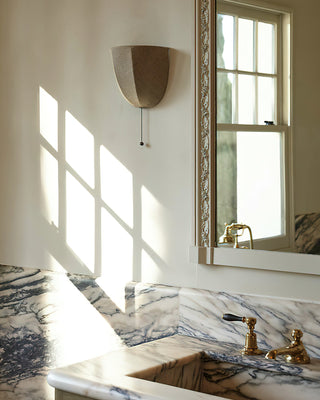 Sienna Modern Linen Wall Sconce