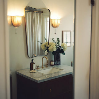 Sienna Modern Linen Wall Sconce