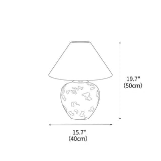 Sierra Sunset Oriental Ceramics Table Light