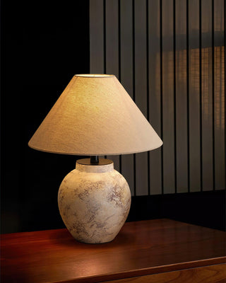 Sierra Clay Natural Fabric Table Light