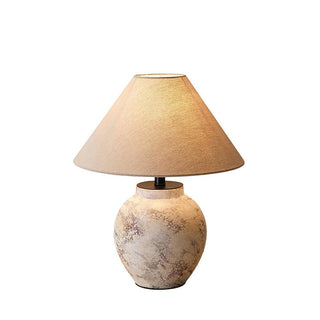 Sierra Clay Natural Fabric Table Light