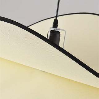 Sierra Valley Sculptural Fabric Pendant Light