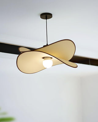 Sierra Valley Sculptural Fabric Pendant Light