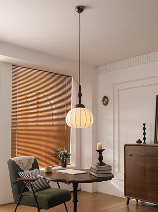 Silk Globe Wabi-Sabi Silk Pendant Light