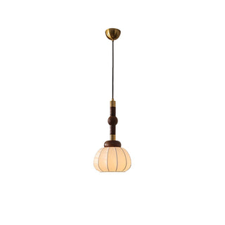 Silk Globe Wabi-Sabi Silk Pendant Light