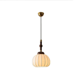 Silk Globe Wabi-Sabi Silk Pendant Light