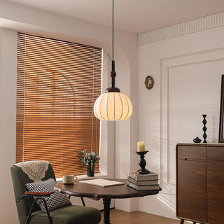 Silk Globe Wabi-Sabi Silk Pendant Light