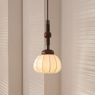 Silk Globe Wabi-Sabi Silk Pendant Light