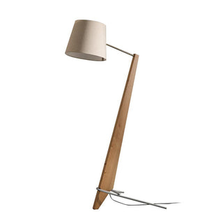 Silva Giant Sculptural Rubberwood Floor Light