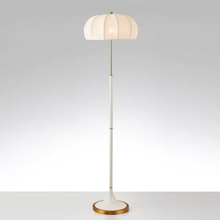 Simone White Metal Floor Lamp