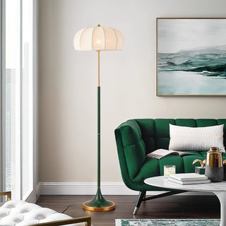 Simone White Metal Floor Lamp