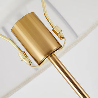 Simone White Metal Floor Lamp