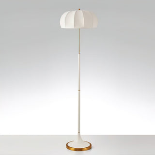 Simone White Metal Floor Lamp