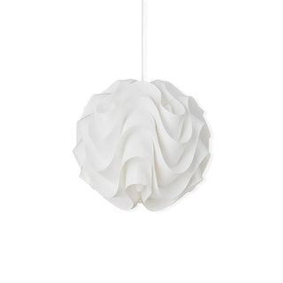 Sinus Textured Plastic Globe Pendant Light