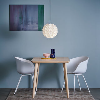 Sinus Textured Plastic Globe Pendant Light