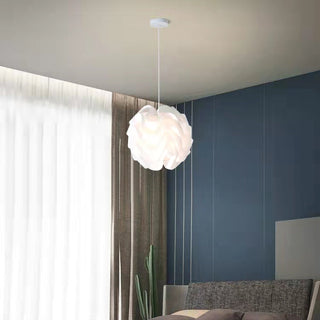 Sinus Textured Plastic Globe Pendant Light
