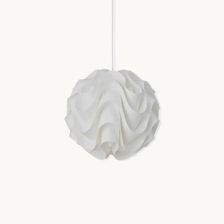 Sinus Textured Plastic Globe Pendant Light