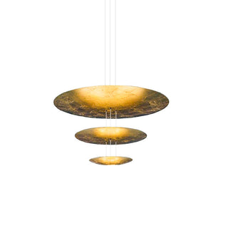Zathaara Layered Gold Foil Pendant Light - Blowlighting