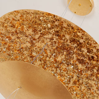 Zathaara Layered Gold Foil Pendant Light - Blowlighting