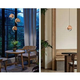 Nexus Contemporary Wood Chandelier
