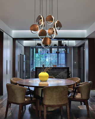 Nexus Contemporary Wood Chandelier