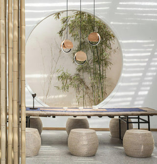 Nexus Contemporary Wood Chandelier