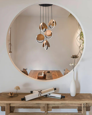 Nexus Contemporary Wood Chandelier