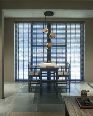 Nexus Contemporary Wood Chandelier