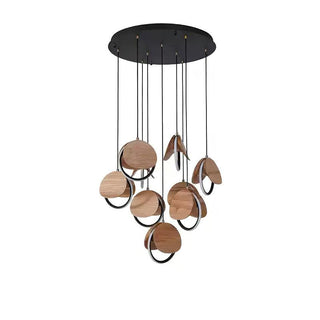 Nexus Contemporary Wood Chandelier