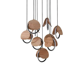 Nexus Contemporary Wood Chandelier