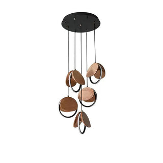 Nexus Contemporary Wood Chandelier