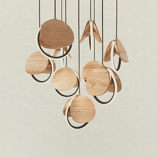 Nexus Contemporary Wood Chandelier