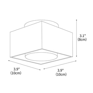 Sky Hole Natural Travertine Ceiling Light
