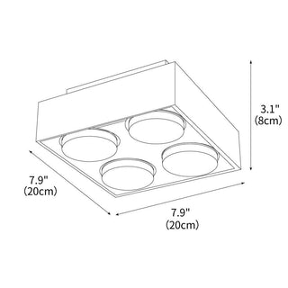 Sky Hole Natural Travertine Ceiling Light