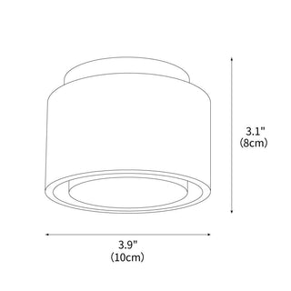 Sky Hole Natural Travertine Ceiling Light