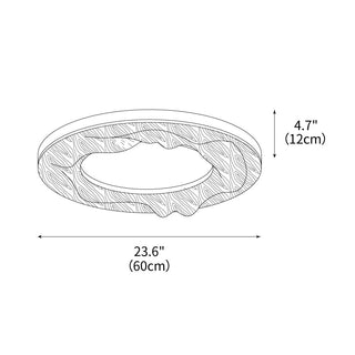 Laken Minimalist Wood Ceiling Light