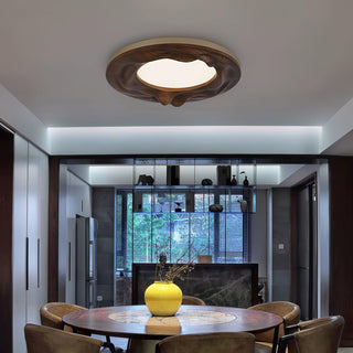 Laken Minimalist Wood Ceiling Light
