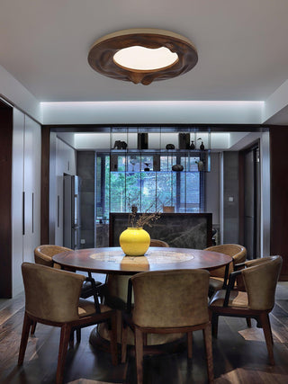Laken Minimalist Wood Ceiling Light