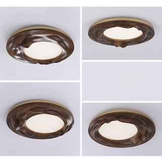 Laken Minimalist Wood Ceiling Light