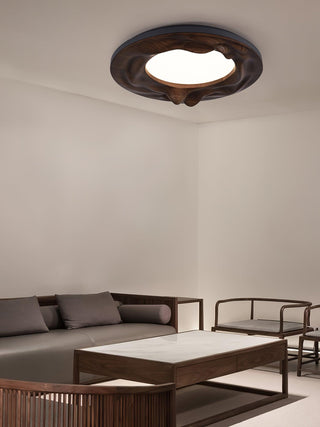 Laken Minimalist Wood Ceiling Light