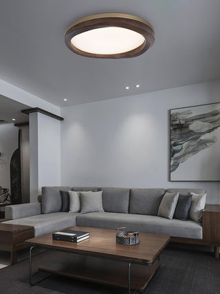 Laken Minimalist Wood Ceiling Light