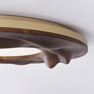 Laken Minimalist Wood Ceiling Light