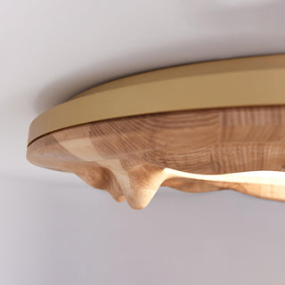 Laken Minimalist Wood Ceiling Light