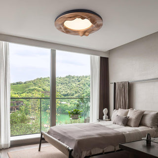 Laken Minimalist Wood Ceiling Light