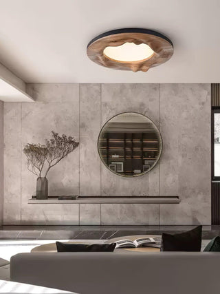 Laken Minimalist Wood Ceiling Light