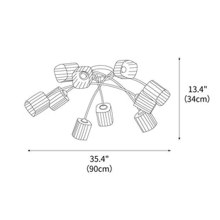 Skynet Modern Glass Ceiling Light