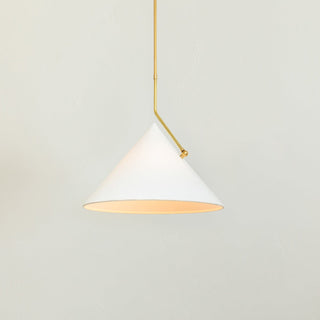 Ivy Modern Tapered Fabric Pendant Light