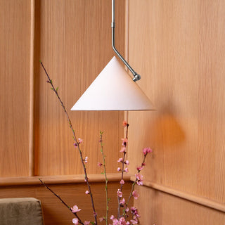Ivy Modern Tapered Fabric Pendant Light