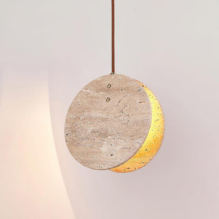 Little Flying Butterfly Minimalist Travertine Pendant Light