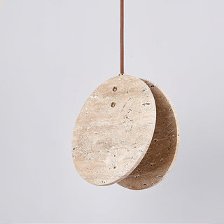 Little Flying Butterfly Minimalist Travertine Pendant Light